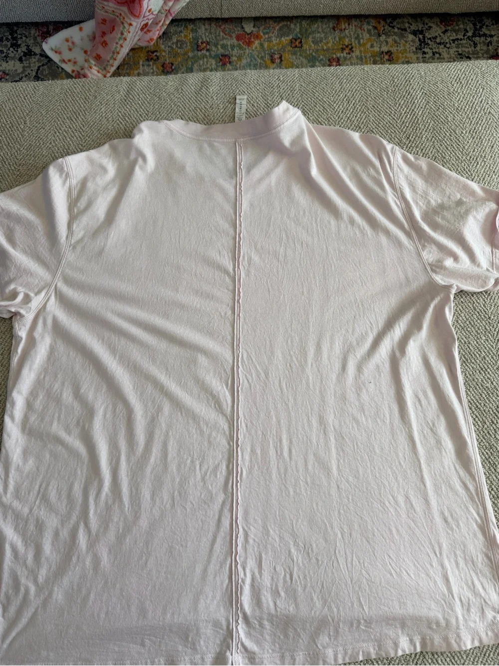 Lululemon all yours cotton tee in strawberry milkshake